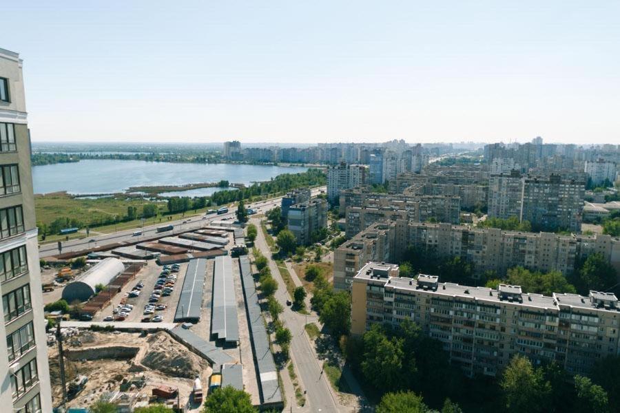 Видовая На 25 Этаже Κίεβο Εξωτερικό φωτογραφία